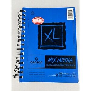 Canson XL Mixed Media Paper Pad 5.5" X 8.5"- 72 Sheets - Acrylic Watercolor Read
